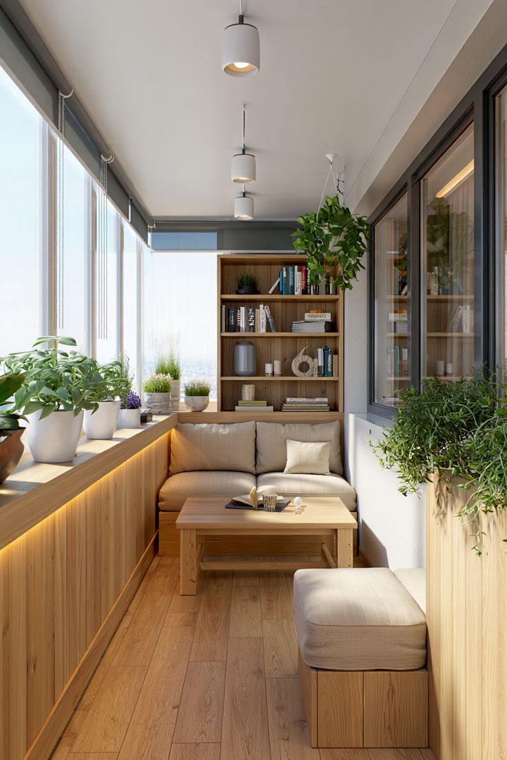 Sunset Coffee Balcony featuring Frameless Glass & Planter Nook #10